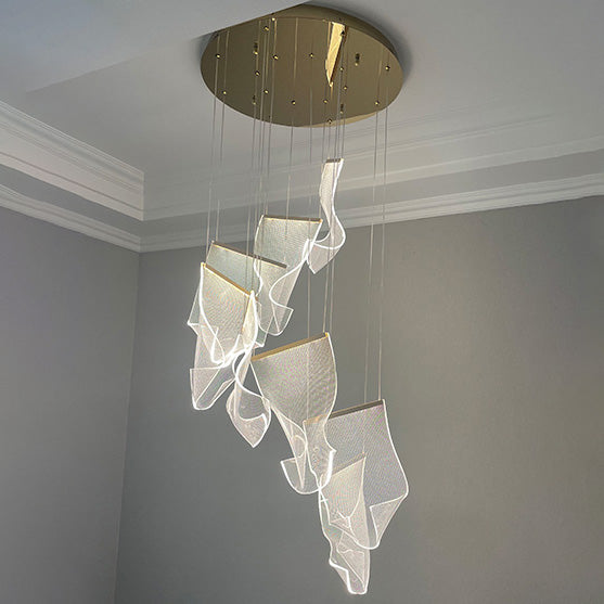 WOMO Breeze Dimmable Acrylic Chandelier-WM2158