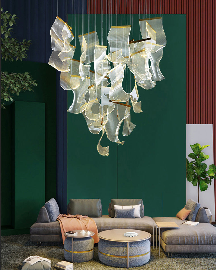 WOMO Breeze Dimmbarer Acryl-Kronleuchter-WM2158