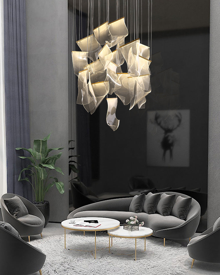 WOMO Breeze Dimmbarer Acryl-Kronleuchter-WM2158
