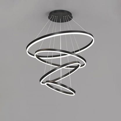 WOMO Tiered Ring LED Chandelier-WM2159
