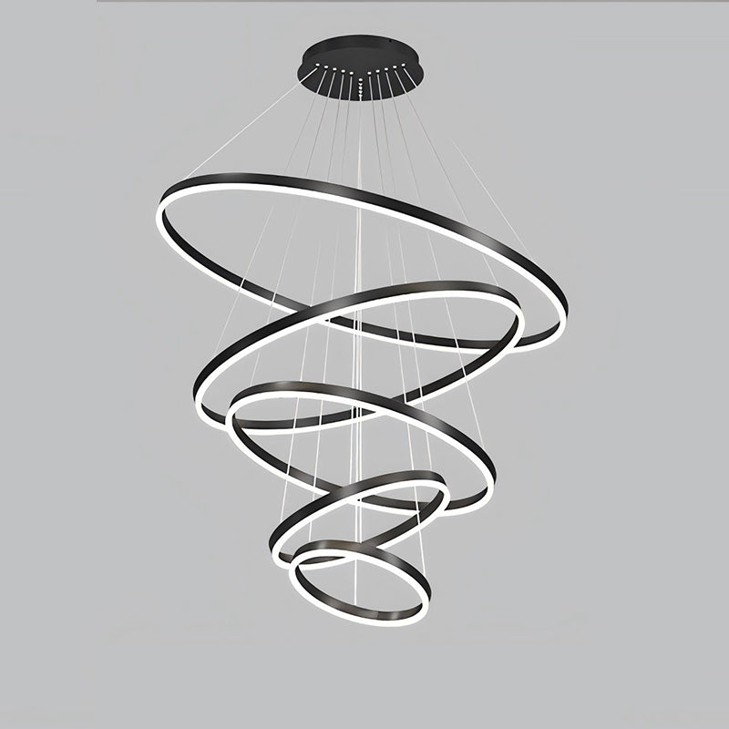 WOMO Tiered Ring LED Chandelier-WM2159