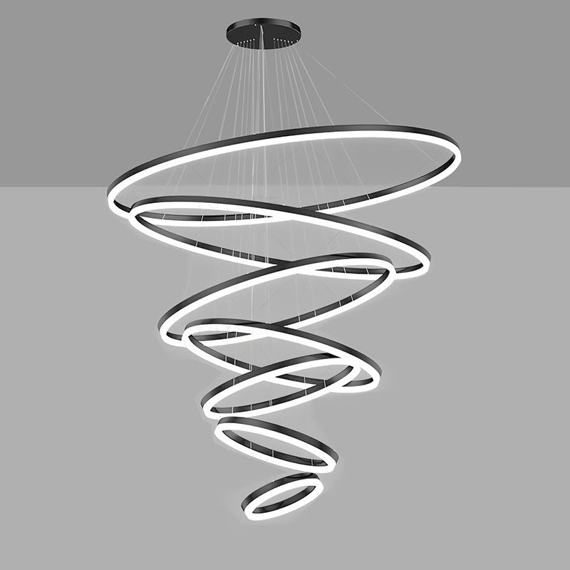 WOMO Stufenring-LED-Kronleuchter-WM2159