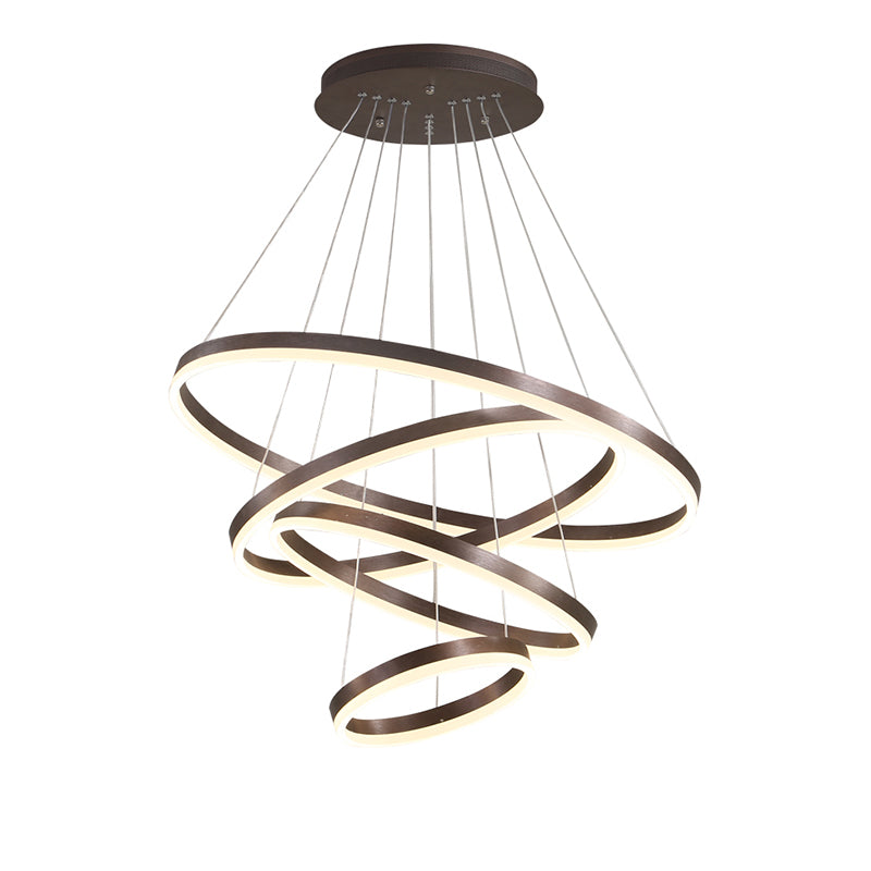 WOMO Tiered Ring LED Chandelier-WM2159
