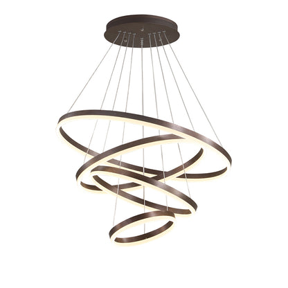 WOMO Tiered Ring LED Chandelier-WM2159