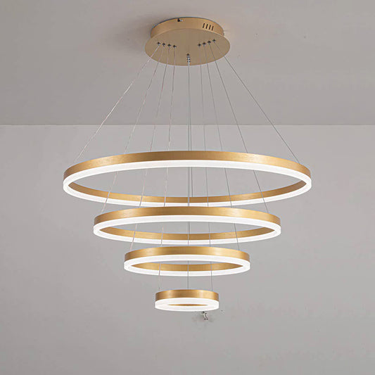 WOMO Tiered Ring LED Chandelier-WM2159