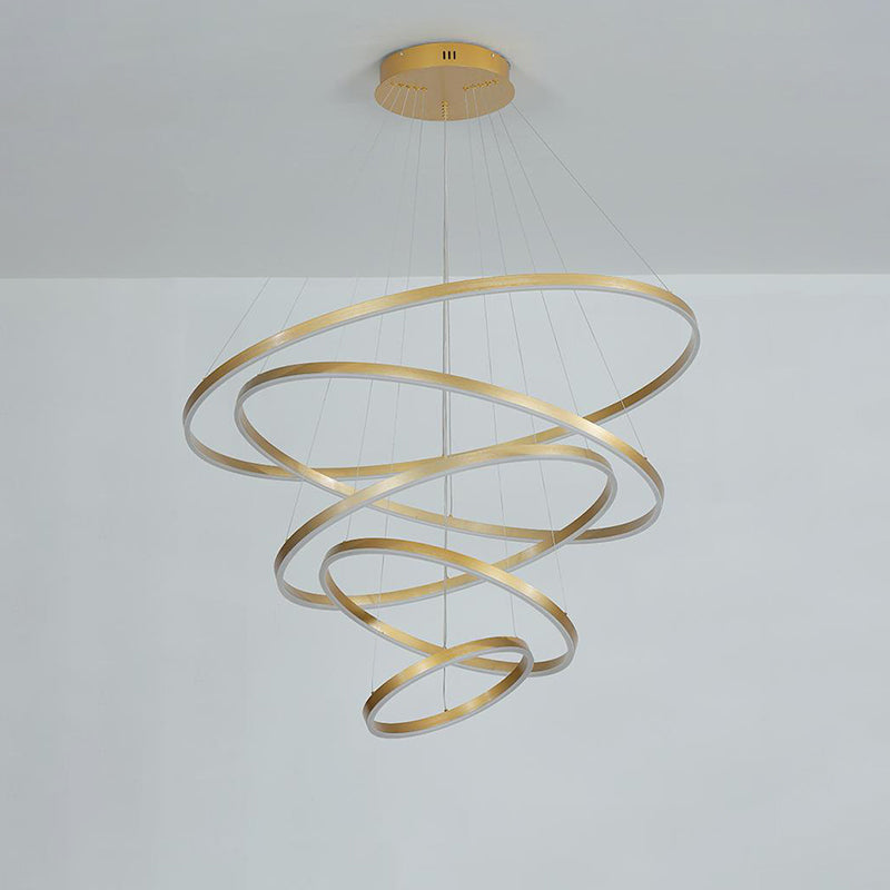 WOMO Tiered Ring LED Chandelier-WM2159