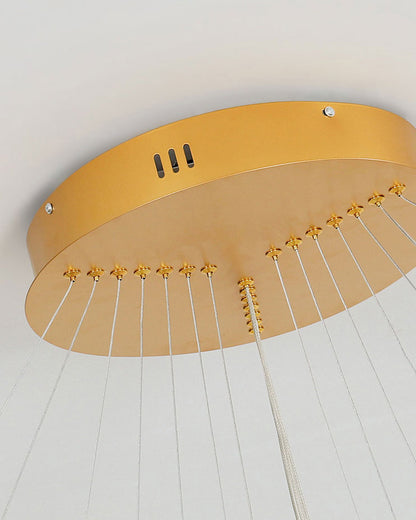 WOMO Tiered Ring LED Chandelier-WM2159
