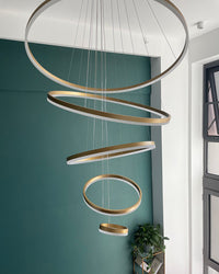 WOMO Stepped Ring LED Chandelier WM2159