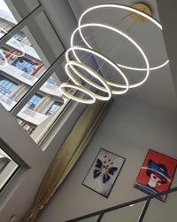 WOMO Stepped Ring LED Chandelier WM2159