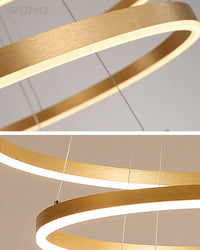 WOMO Stepped Ring LED Chandelier WM2159