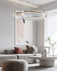 WOMO Lustre LED rond doré WM2165