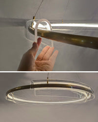 WOMO Lustre LED rond doré WM2165