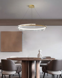 WOMO Lustre LED rond doré WM2165
