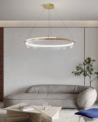 WOMO Lustre LED rond doré WM2165