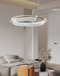 WOMO Lustre LED rond doré WM2165