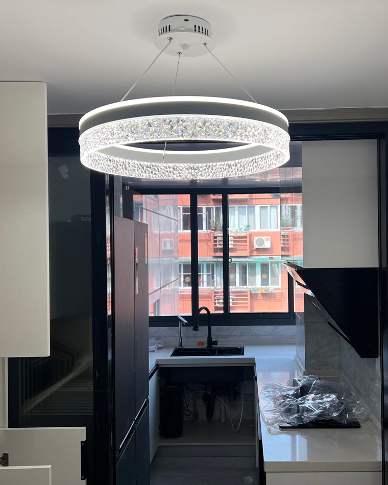 WOMO Acryl-Rund-LED-Kronleuchter-WM2171