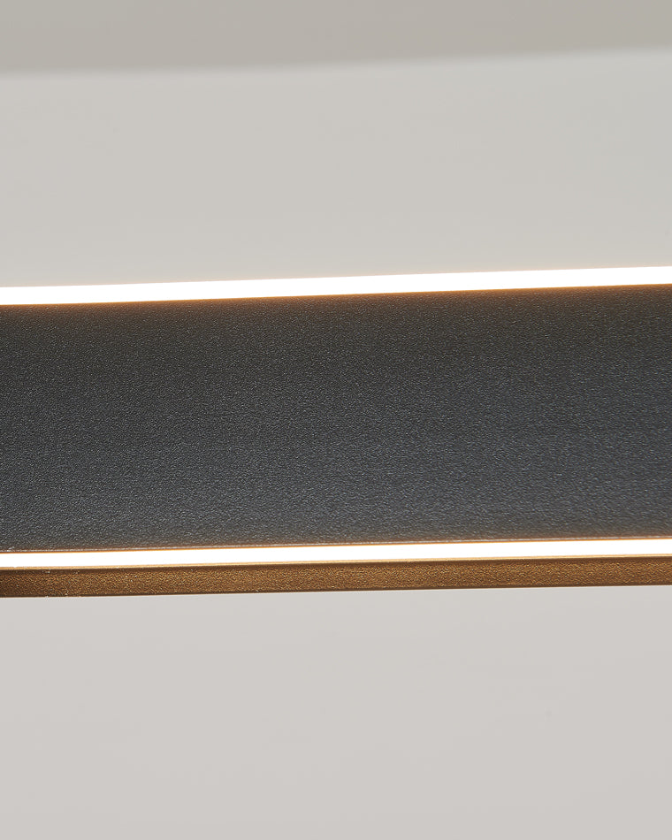 WOMO Schwarze lineare Pendelleuchte-WM2182