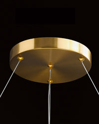 WOMO Round Chandelier in Smoked Crystal-WM2187