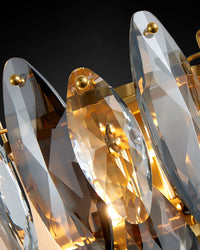 WOMO Lustre linéaire en cristal fumé-WM2188