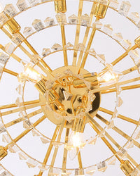 Lustre rond en cristal WOMO Shield WM2190