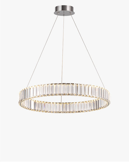 WOMO 2 Tier Circular Crystal Chandelier-WM2192