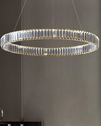 WOMO 2 Tier Circular Crystal Chandelier-WM2192