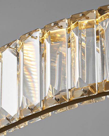 WOMO 2 Tier Circular Crystal Chandelier-WM2192