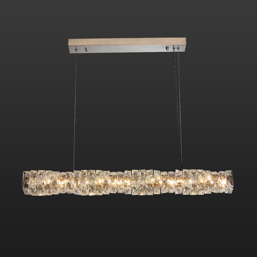 WOMO Linear Crystal Chandelier-WM2193