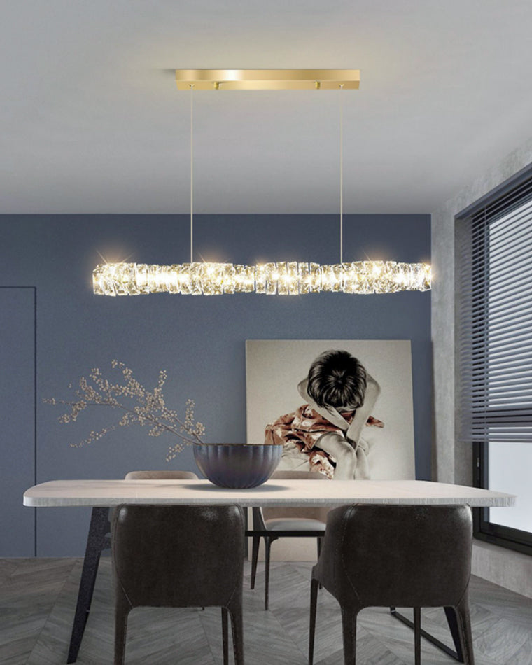 WOMO Linear Crystal Chandelier-WM2193