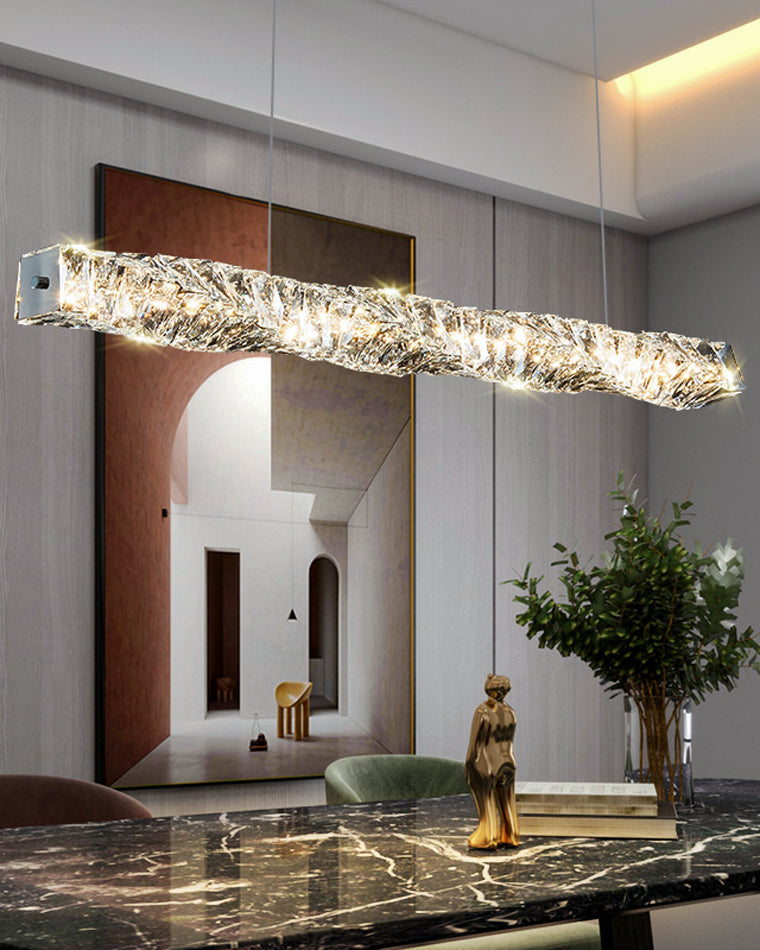 WOMO Linear Crystal Chandelier-WM2193