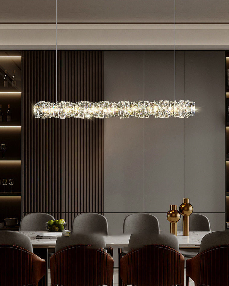 WOMO Linear Crystal Chandelier-WM2193