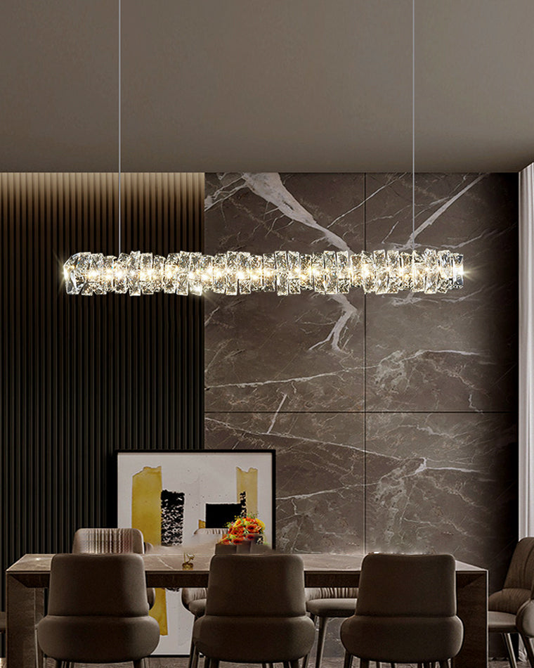 WOMO Linear Crystal Chandelier-WM2193