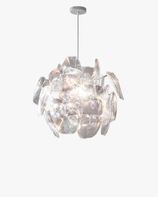 WOMO Mirrored Lucite Chandelier-WM2197