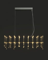 WOMO Rectangular Sculpture Chandelier-WM2200