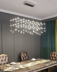 WOMO Rectangular Sculpture Chandelier-WM2200