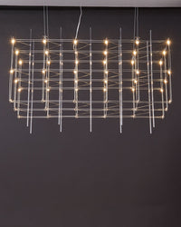 WOMO Rectangular Sculpture Chandelier-WM2200