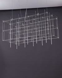 WOMO Rectangular Sculpture Chandelier-WM2200