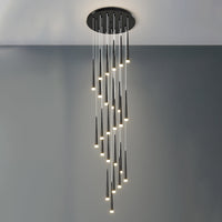 WOMO Cone Spiral Cascade Chandelier-WM2204