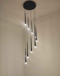 WOMO Cone Spiral Cascade Chandelier-WM2204