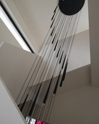 WOMO Cone Spiral Cascade Chandelier-WM2204
