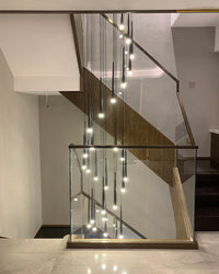 WOMO Cone Spiral Cascade Chandelier-WM2204