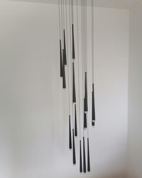 WOMO Cone Spiral Cascade Chandelier-WM2204