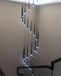 WOMO Cone Spiral Cascade Chandelier-WM2204