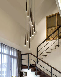 WOMO Cone Spiral Cascade Chandelier-WM2204