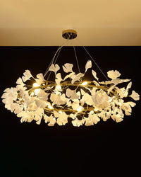WOMO Gingko Runder Kronleuchter-WM2414