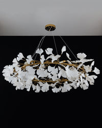 WOMO Gingko Runder Kronleuchter-WM2414