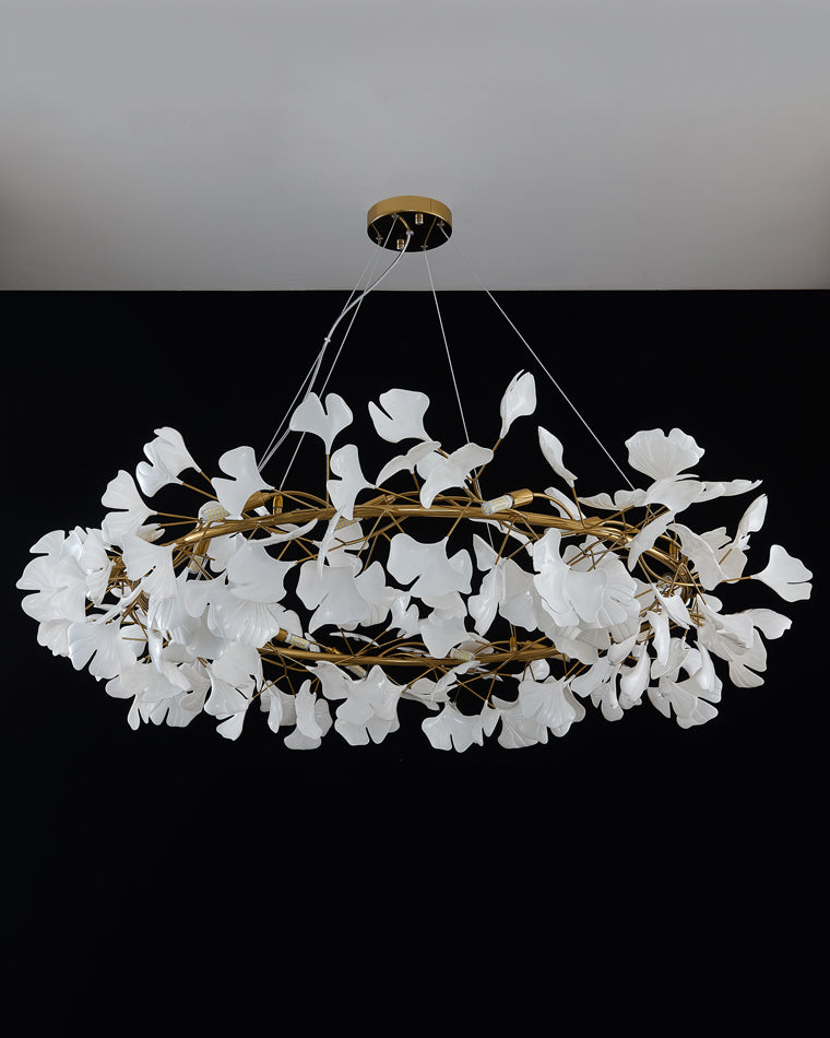 WOMO Gingko Runder Kronleuchter-WM2414
