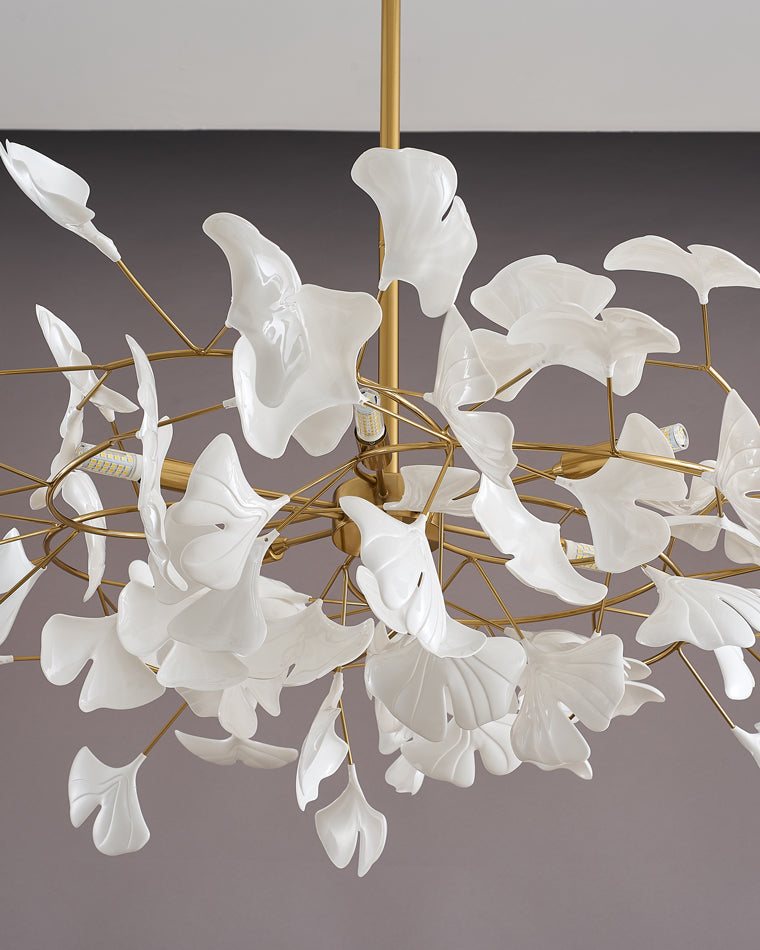 WOMO Gingko-Blatt-Kronleuchter-WM2205
