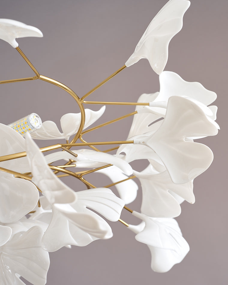 WOMO Gingko-Blatt-Kronleuchter-WM2205