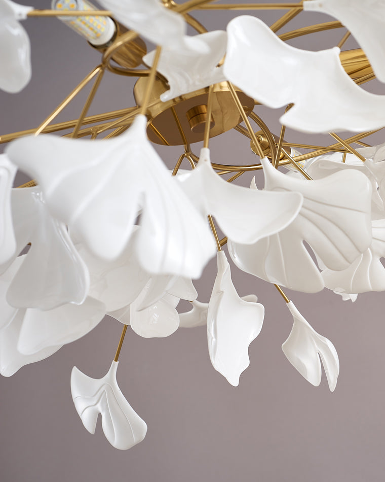 WOMO Gingko-Blatt-Kronleuchter-WM2205